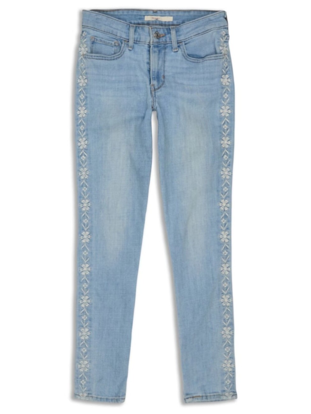 🌼 Levi's floral embroidered skinny jeans
